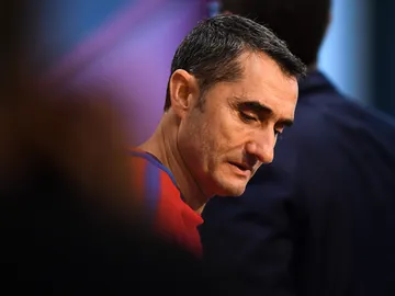 Valverde, antes de la rueda de prensa Valverde, antes de la rueda de prensa