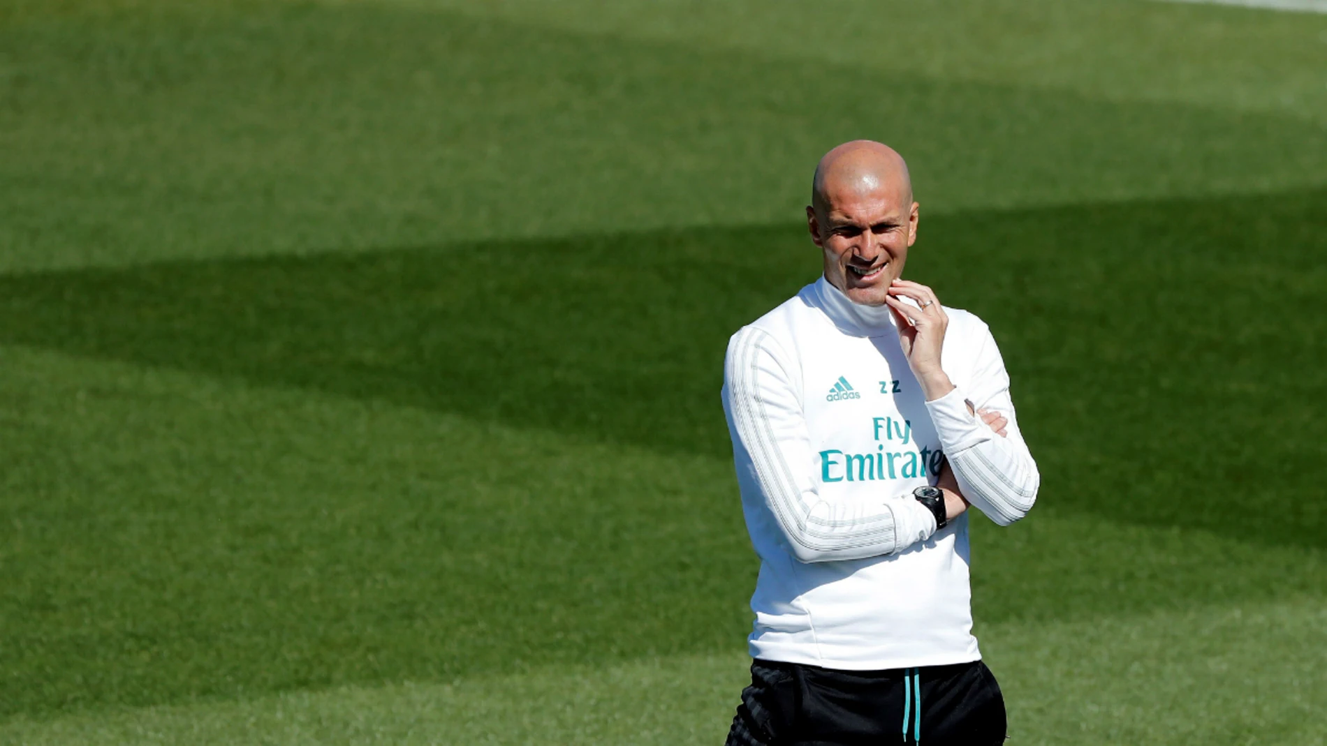 Zidane, en un entrenamiento Zidane, en un entrenamiento