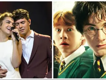 Alfred usa una frase de 'Harry Potter' en Eurovisión Alfred usa una frase de 'Harry Potter' en Eurovisión