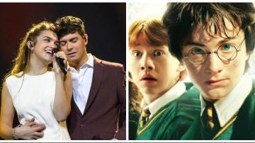 Alfred usa una frase de 'Harry Potter' en Eurovisión