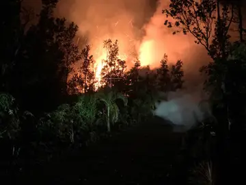 Una de las fisuras producidas tras el terremoto Una de las fisuras producidas tras el terremoto