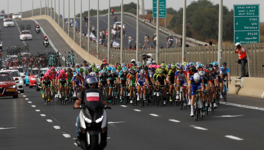El pelotón en el Giro de Italia