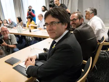 El expresidente de la Generalitat de Cataluña Carles Puigdemont El expresidente de la Generalitat de Cataluña Carles Puigdemont