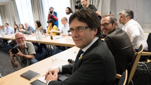 El expresidente de la Generalitat de Catalu&ntilde;a Carles Puigdemont