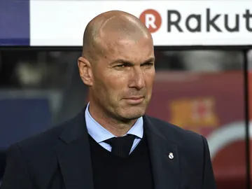 Zinedine Zidane, durante un partido Zinedine Zidane, durante un partido