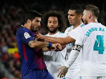 Sergio Ramos y Luis Suárez Sergio Ramos y Luis Suárez