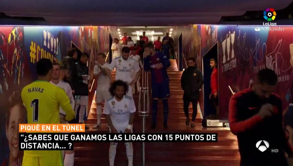 La frase de Piqué a Nacho en el túnel del Camp Nou
