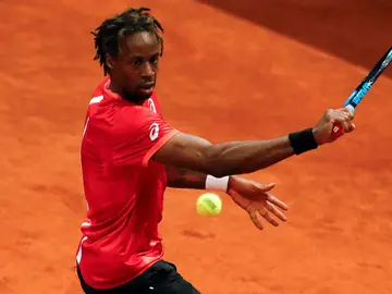 Gael Monfils, en acción Gael Monfils, en acción