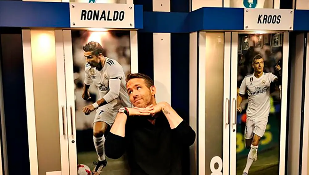 Ryan Reynolds adora a Cristiano Ronaldo