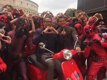 Ryan Reynolds y Josh Brolin, juntos en Roma Ryan Reynolds y Josh Brolin, juntos en Roma