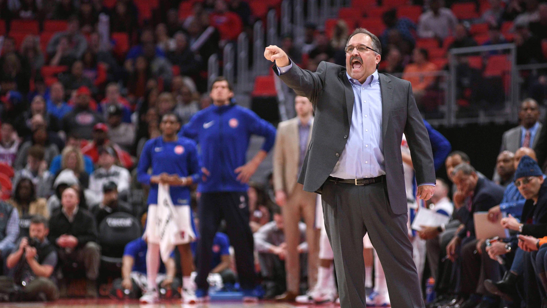Stan Van Gundy, en un partido de los Detroit Pistons Stan Van Gundy, en un partido de los Detroit Pistons
