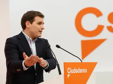 El líder de Ciudadanos Albert Rivera El líder de Ciudadanos Albert Rivera