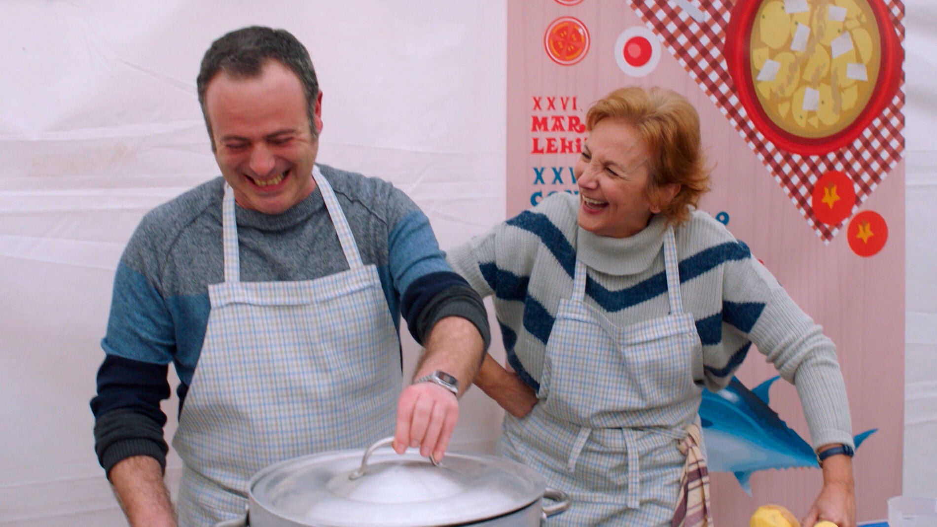 La guasa de Iker Galartza y Elena Irureta no les permite grabar una secuencia del tir&oacute;n