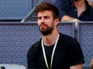 Gerard Piqué, en el Mutua Madrid Open. Gerard Piqué, en el Mutua Madrid Open.