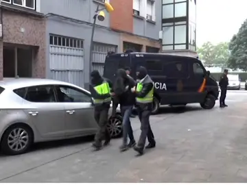 Momento de la detención de un yihadista Momento de la detención de un yihadista