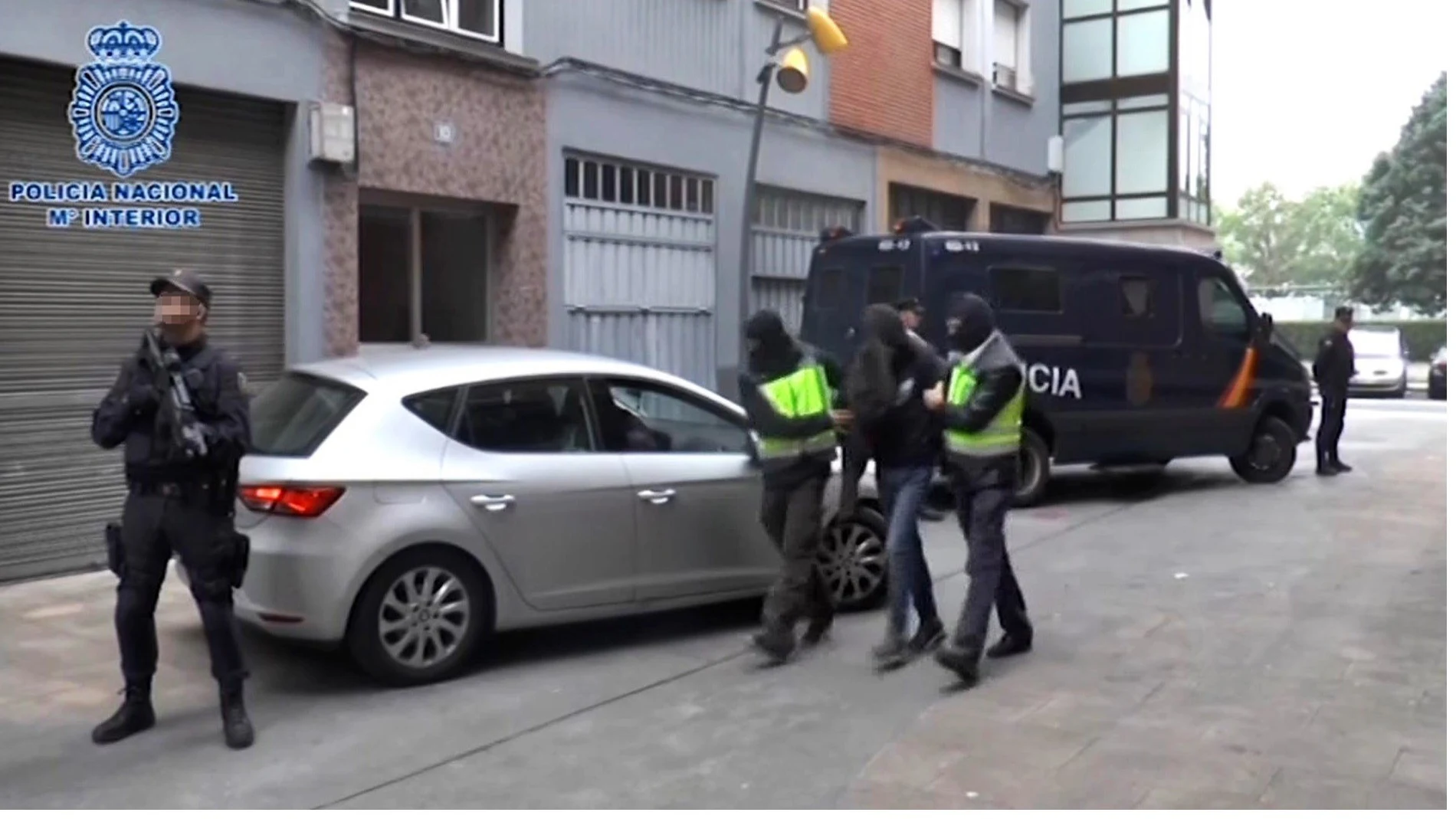 Momento de la detención de un yihadista Momento de la detención de un yihadista
