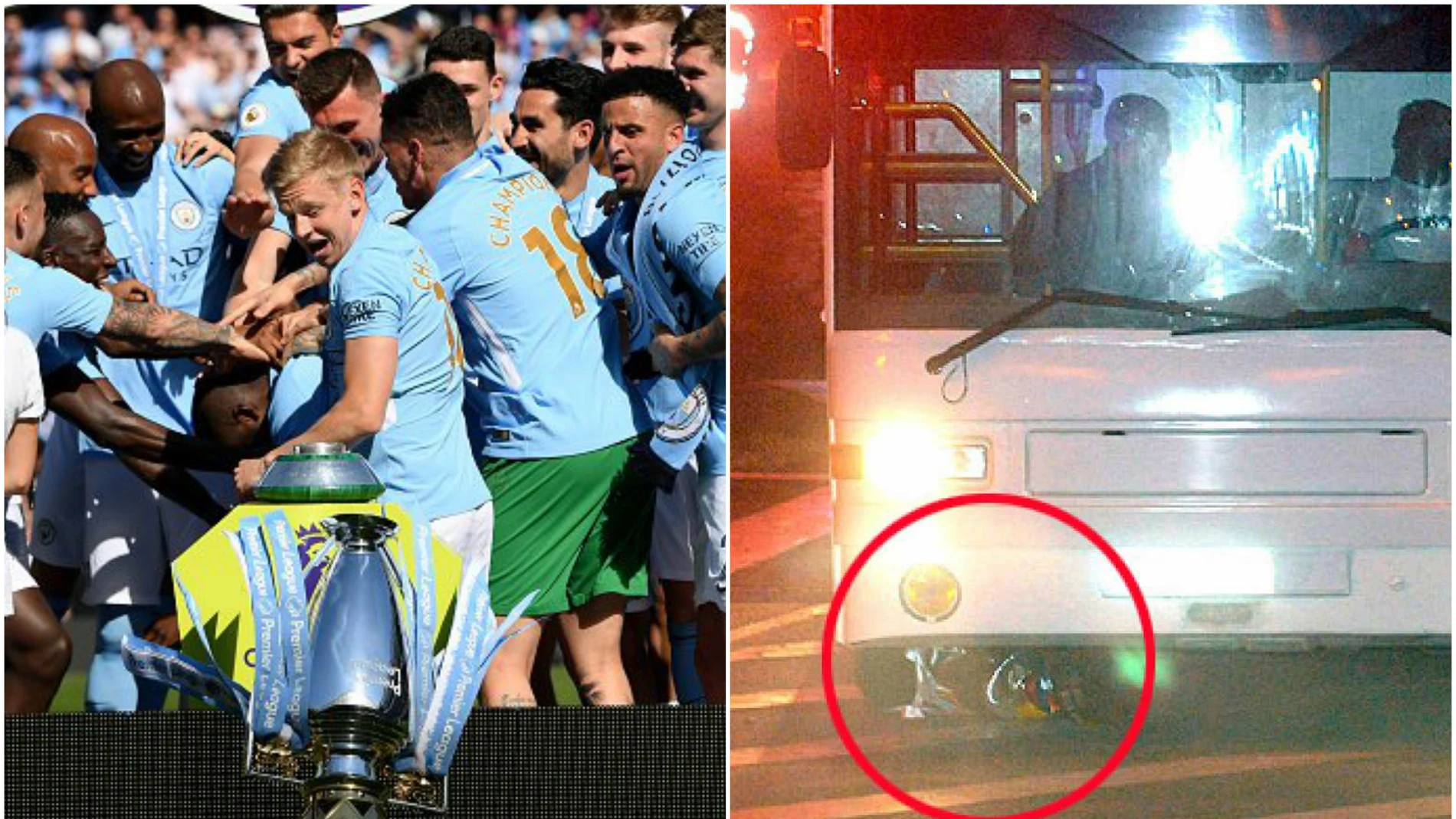 A la izquierda, el incidente del City A la izquierda, el incidente del City