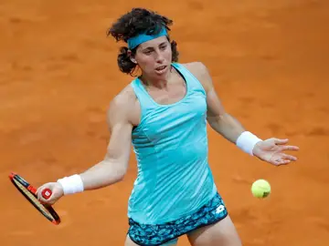 Carla Suárez, en acción ante Elina Svitolina Carla Suárez, en acción ante Elina Svitolina