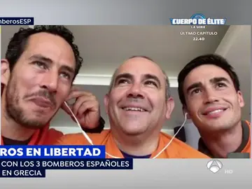 Julio, Manuel y Quique los tres bomberos sevillanos absueltos Julio, Manuel y Quique los tres bomberos sevillanos absueltos
