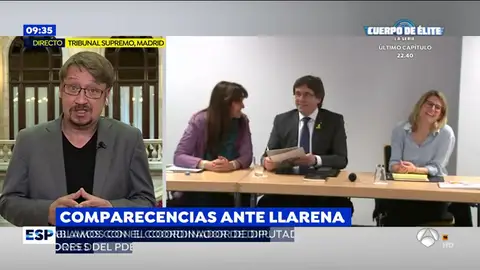 Domènech, sobre Puigdemont: "No puede ser que estemos en manos de una persona que no sabemos si quiere formar gobierno o llevarnos a elecciones" Domènech, sobre Puigdemont: "No puede ser que estemos en manos de una persona que no sabemos si quiere formar gobierno o llevarnos a elecciones"