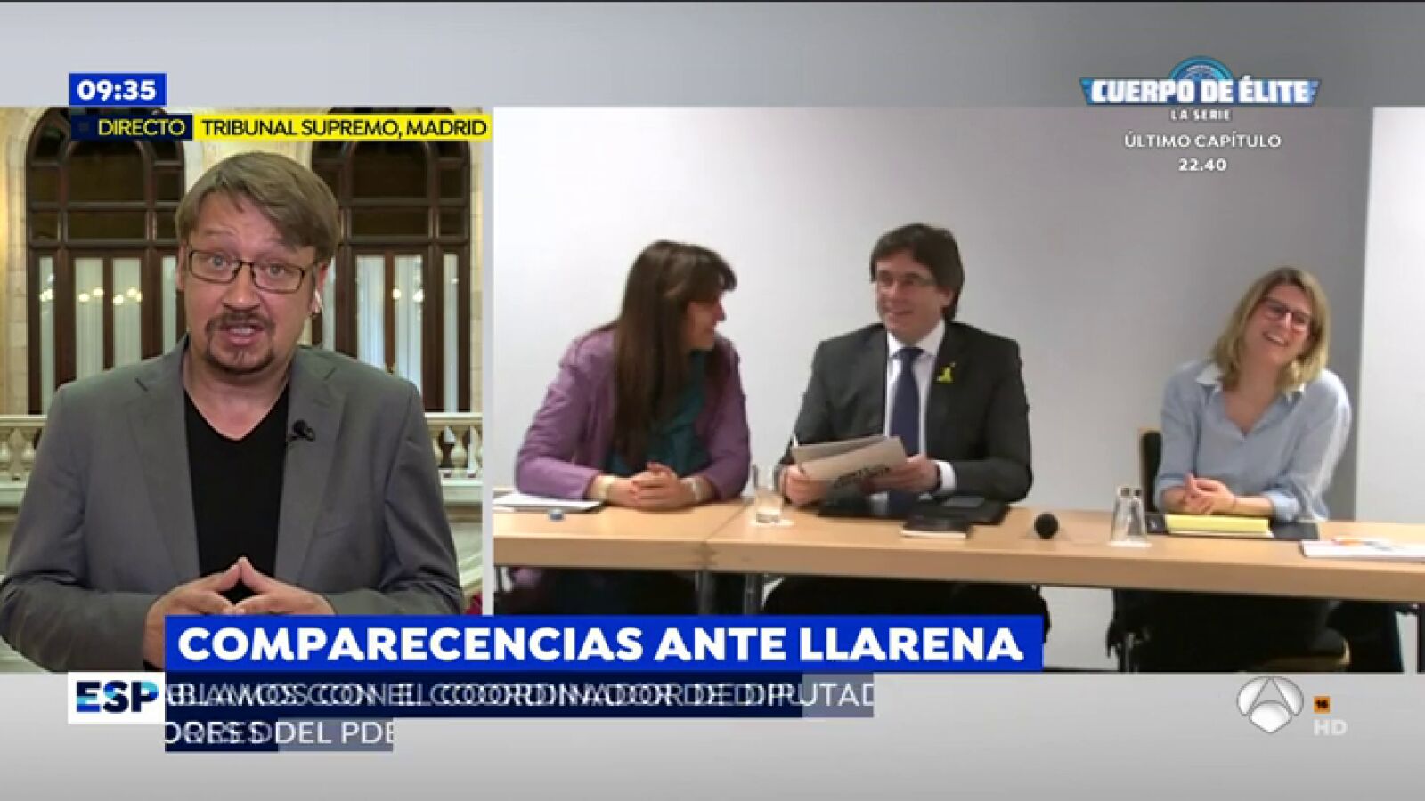 Domènech, sobre Puigdemont: 