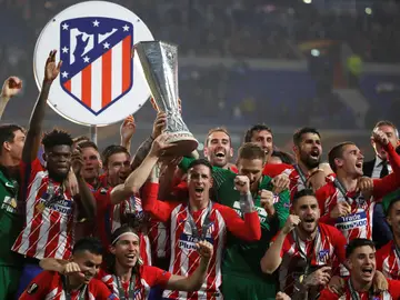 El Atlético de Madrid, campeón de la Europa League El Atlético de Madrid, campeón de la Europa League