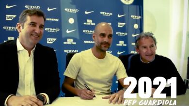 Guardiola renueva hasta 2021 con el Manchester City