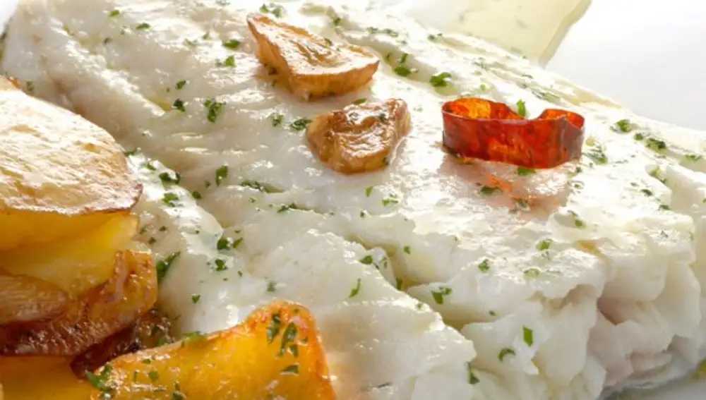 Bacalao al horno con refrito