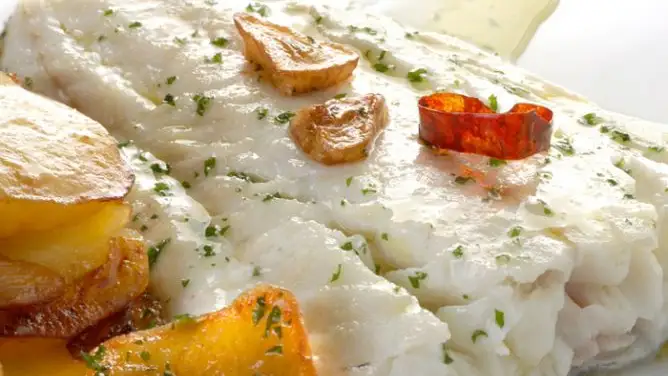 Bacalao al horno con refrito Bacalao al horno con refrito