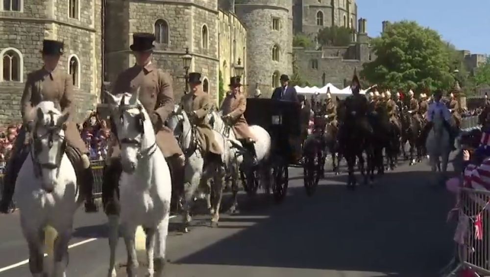 Últimos ensayos: Windsor se engalana para la boda real entre el príncipe Harry y Meghan Markle