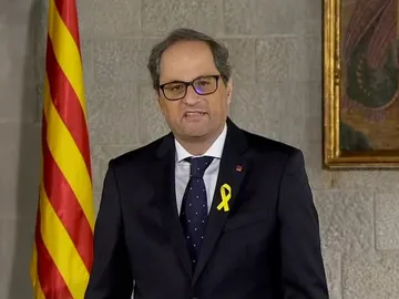 Quim Torra toma posesión de su cargo como presidente de la Generalitat de Cataluña Quim Torra toma posesión de su cargo como presidente de la Generalitat de Cataluña