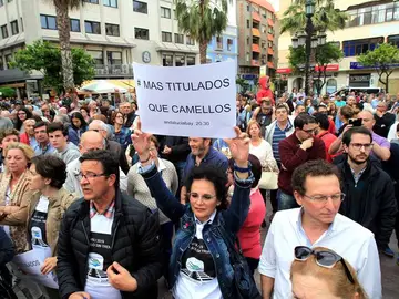 Manifestación en Algeciras contra el narcotráfico Manifestación en Algeciras contra el narcotráfico
