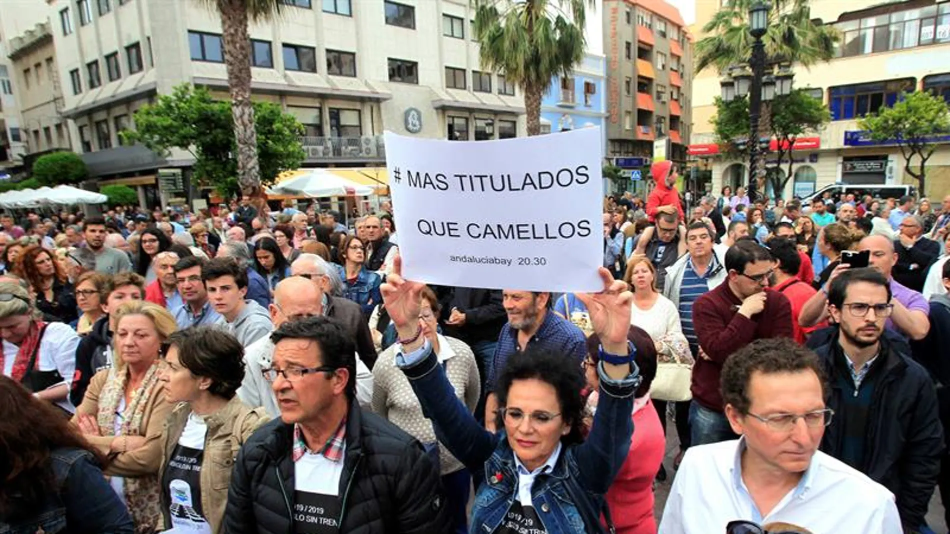 Manifestación en Algeciras contra el narcotráfico