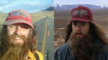 Robert Pope ha homenajeado a Forrest Gump