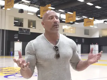 The Rock en su discurso The Rock en su discurso