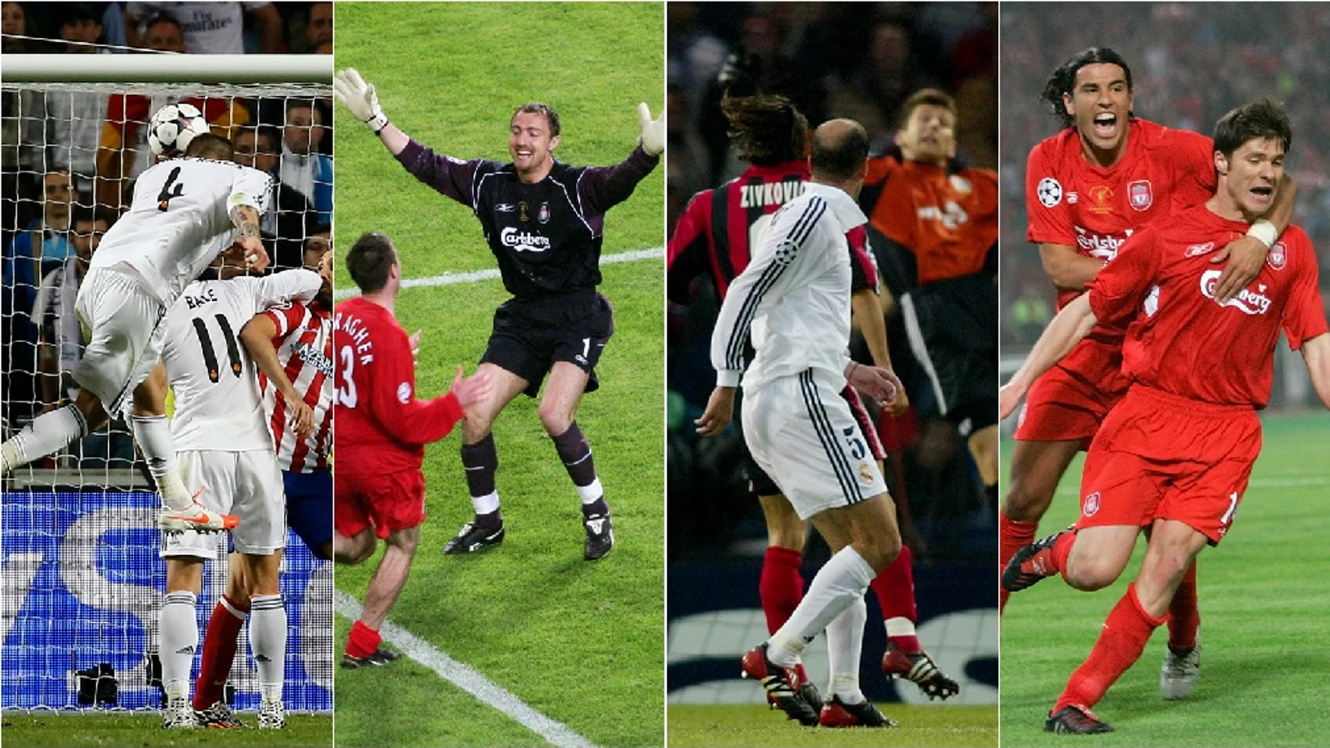 Los héroes de Real Madrid y Liverpool en las finales de Champions