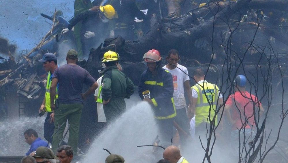 Accidente en el aeropuerto de La Habana