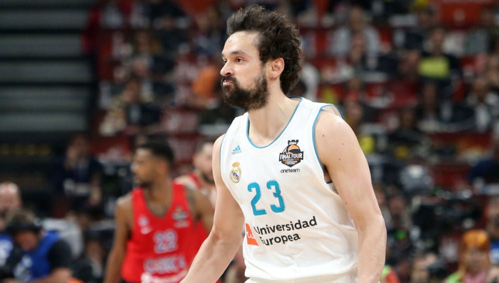 Sergio Llull, con el Real Madrid