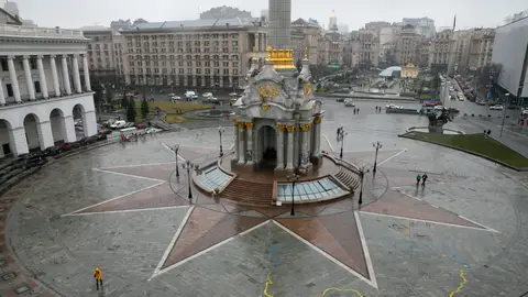 Maidan Nezalezhnosti en Kiev Maidan Nezalezhnosti en Kiev