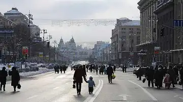 Calle Khreschatyk de Kiev