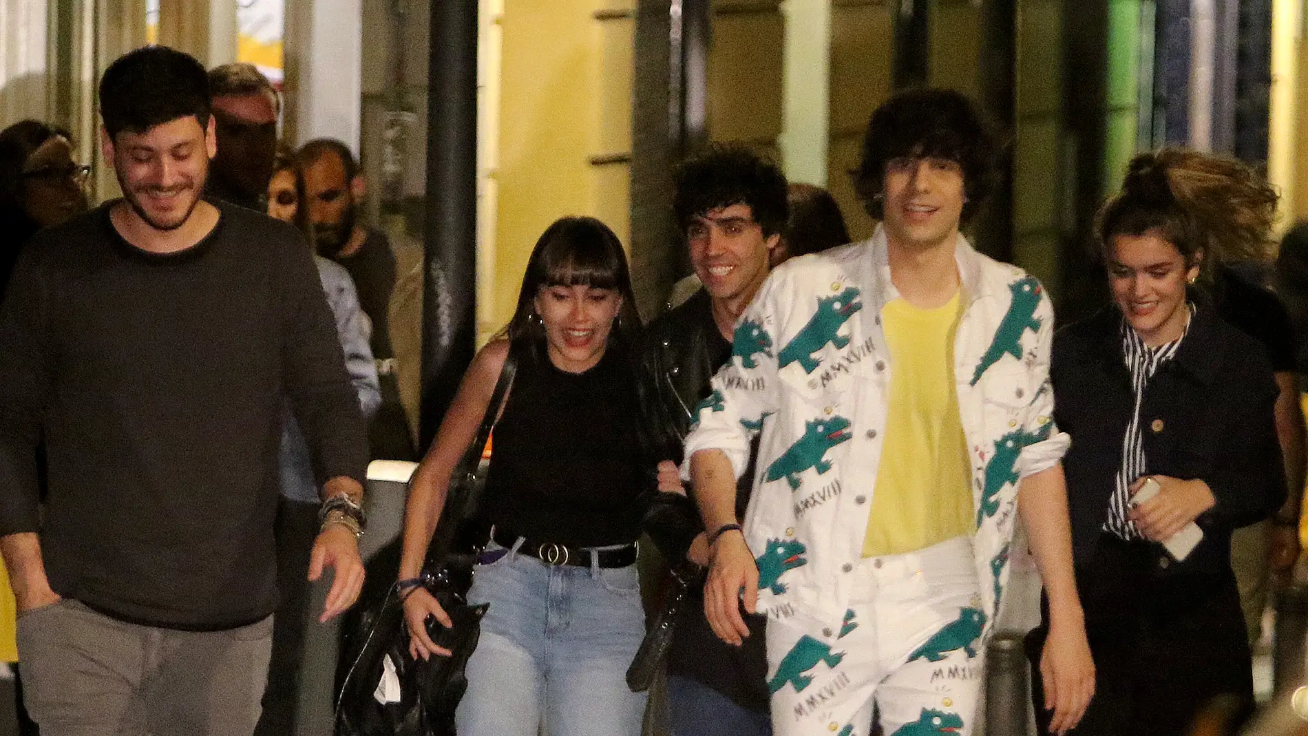 Aitana y Cepeda junto a Los Javis y Amaia