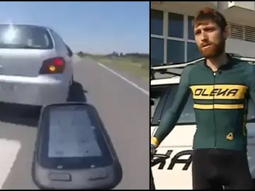 Albert Masana, el ciclista que casi es arrollado por un coche Albert Masana, el ciclista que casi es arrollado por un coche