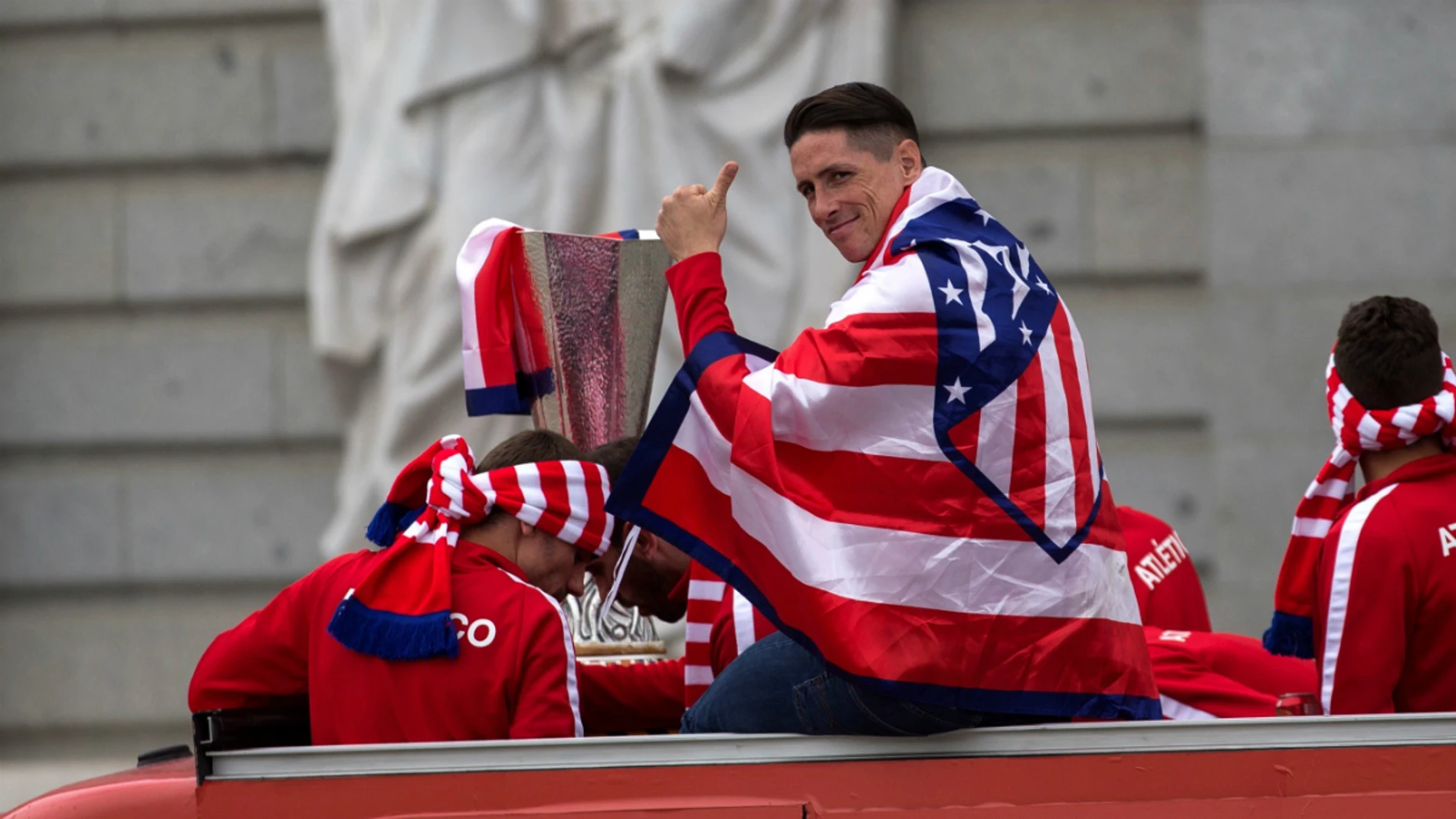 Fernando Torres, con la Europa League Fernando Torres, con la Europa League