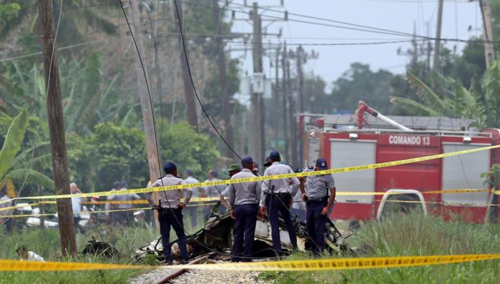Accidente aéreo en La Habana