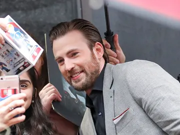 Chris Evans de premiere Chris Evans de premiere