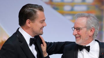 Leonardo DiCaprio y Steven Spielberg