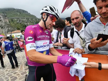 Viviani, en el Giro Viviani, en el Giro