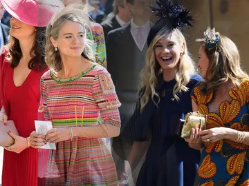 Cressida Bonas y Chelsy Davy en la boda de Harry y Meghan Cressida Bonas y Chelsy Davy en la boda de Harry y Meghan
