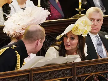 Kate Middleton en la boda de Meghan Markle y el príncipe Harry Kate Middleton en la boda de Meghan Markle y el príncipe Harry