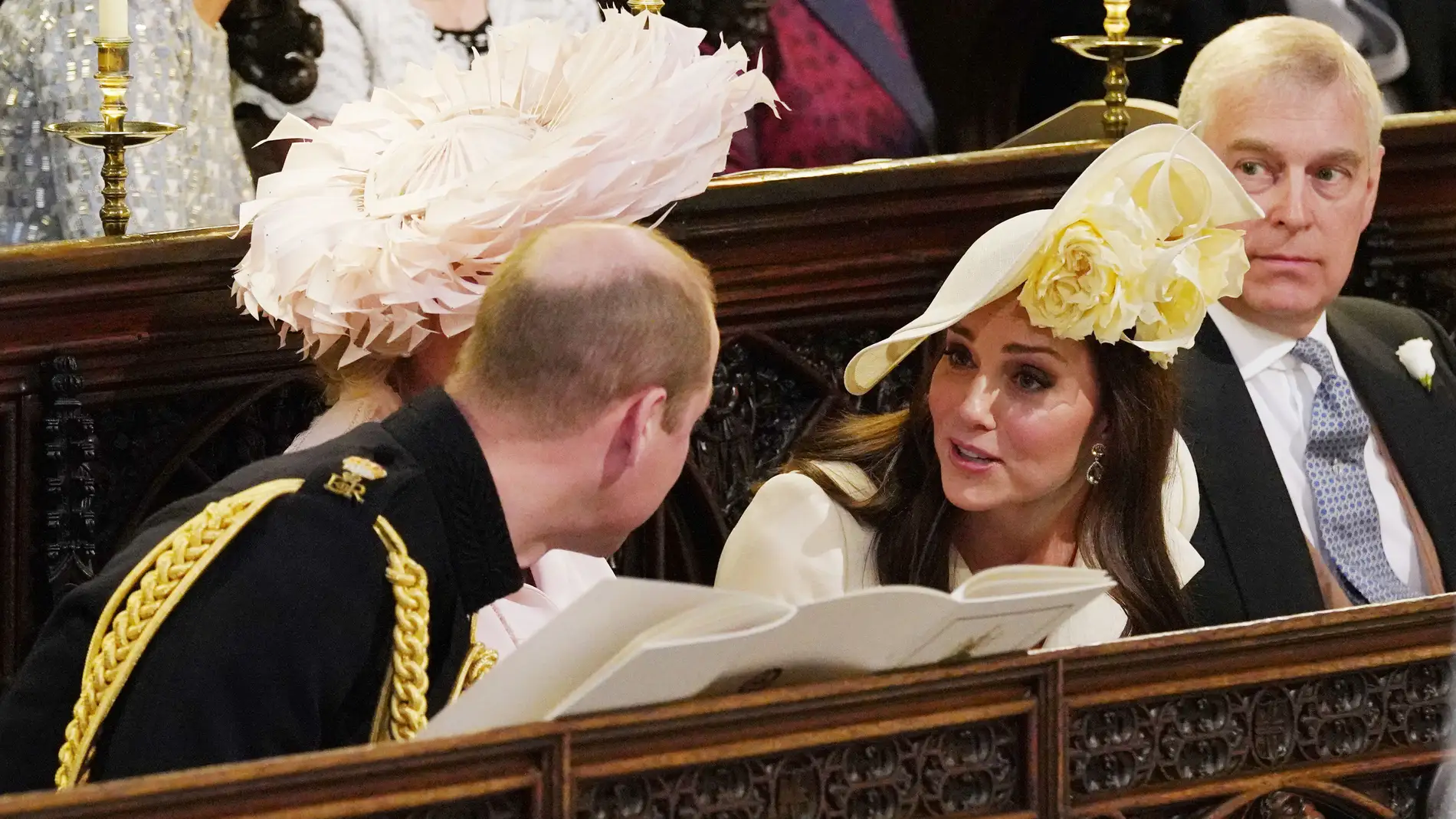 Kate Middleton en la boda de Meghan Markle y el príncipe Harry